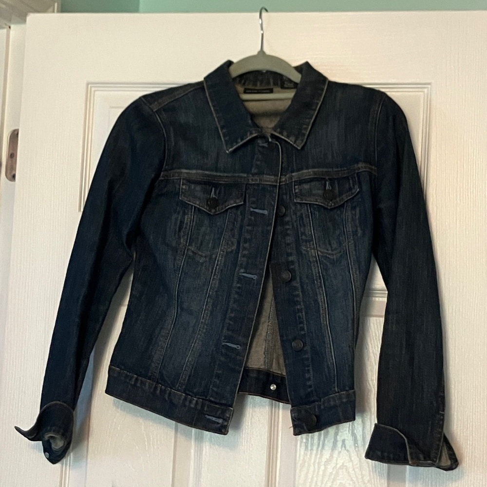 New York & Company Dark Blue Jean Jacket